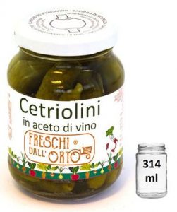 Cetriolini in aceto di vino - Freschi dall'Orto