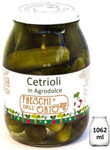 Cetrioli in Agrodolce - Freschi dall'Orto