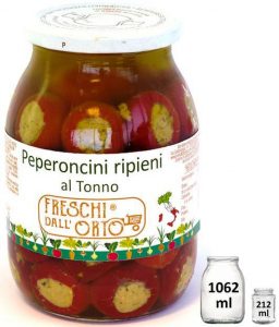 Peperoncini ripieni al Tonno - Freschi dall'Orto