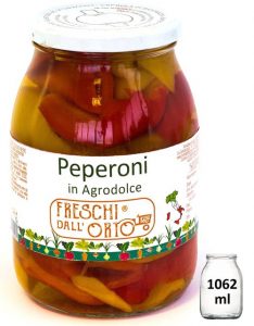 Peperoni in Agrodolce - Freschi dall'Orto